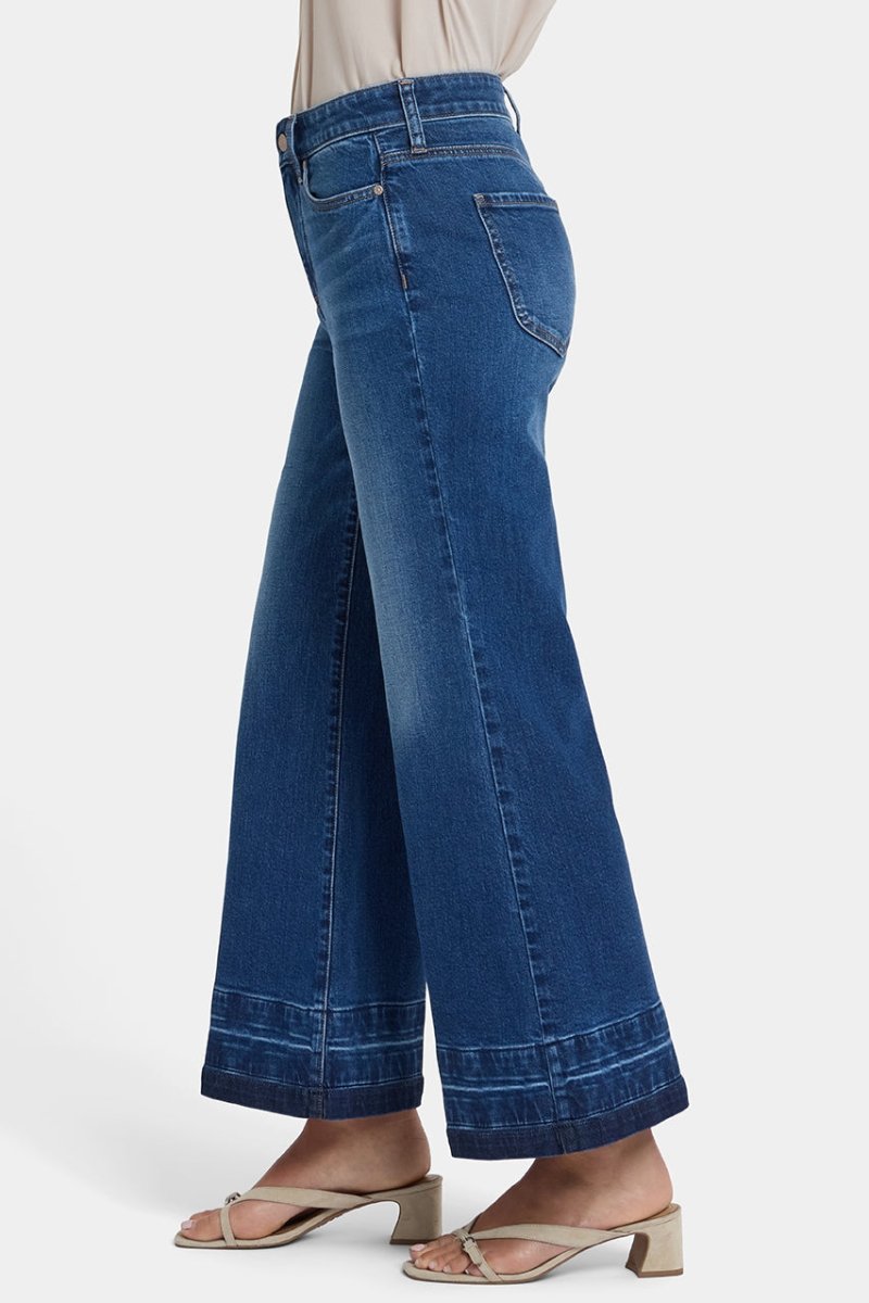 Mia Palazzo Ankle Jeans With High Rise | Trail Lands | Denim | NYDJ