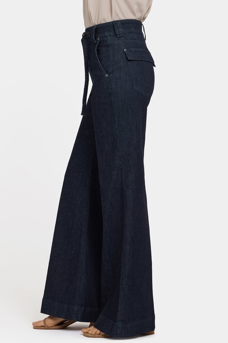Mia Palazzo Jeans With High Rise | Rinse | Denim | NYDJ