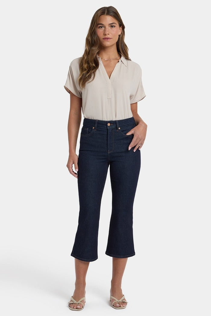 Monica Kick Flare Crop Jeans With High Rise | Magical | Denim | NYDJ