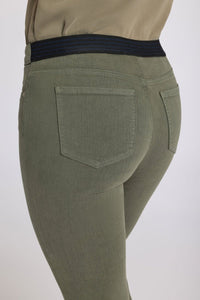 No Gapper™ Marilyn Straight Jeans In Sure Stretch® Denim | Desert Green | Pants | NYDJ