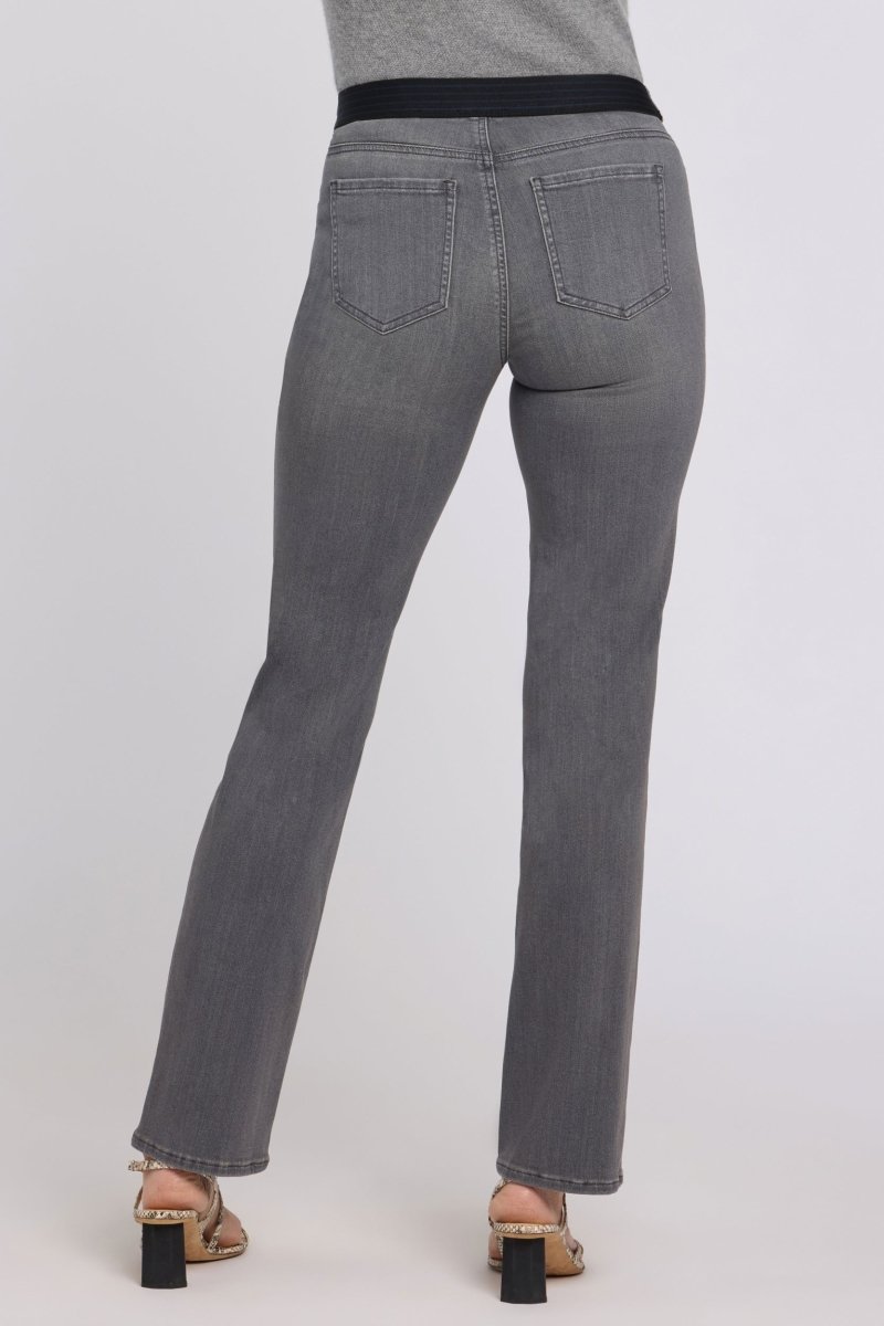 No Gapper™ Marilyn Straight Jeans In Sure Stretch® Denim | Dusty Ash | Denim | NYDJ