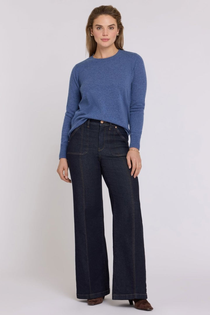NYDJ Mia Palazzo Jeans With High Rise | Rinse - NYDJ
