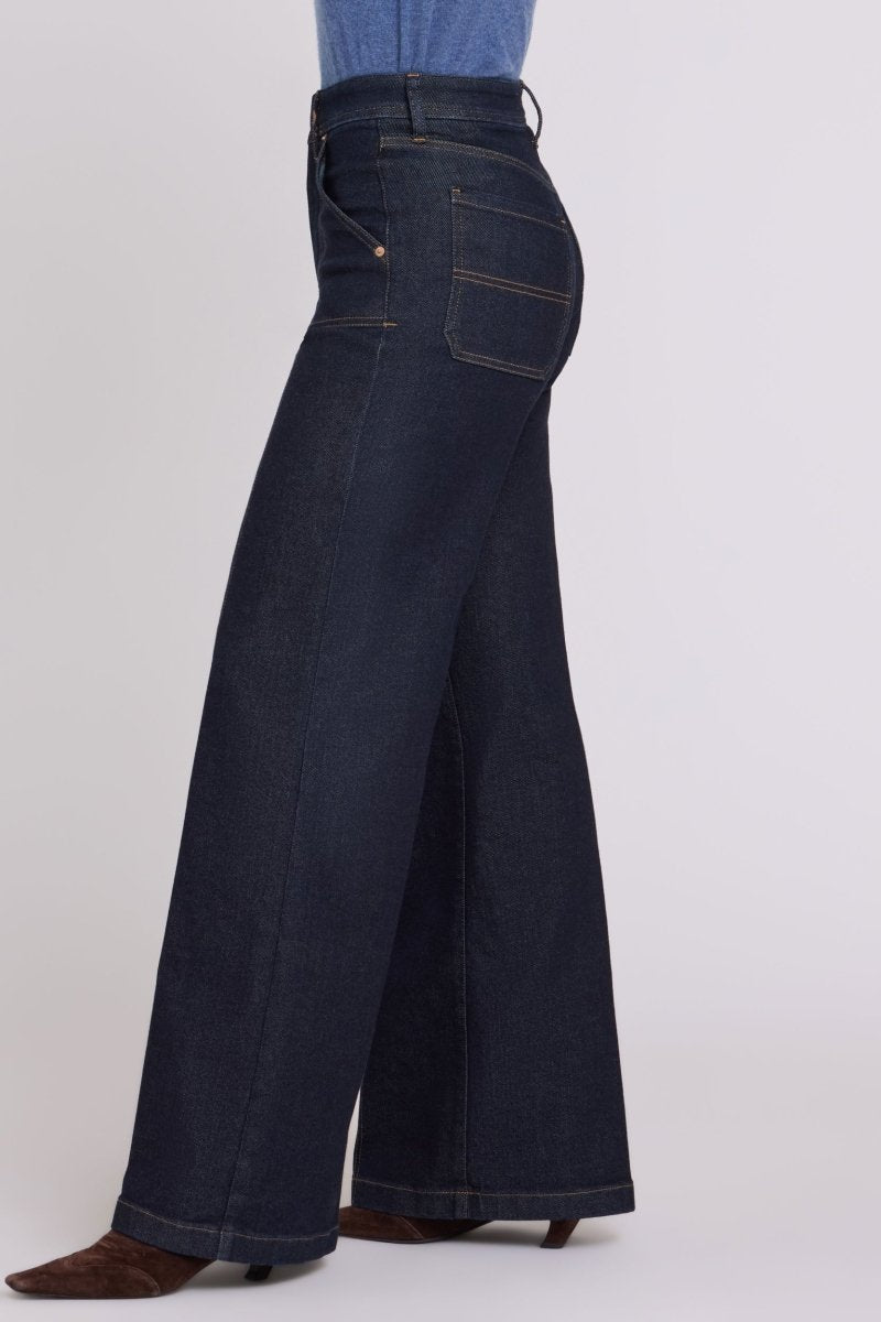 NYDJ Mia Palazzo Jeans With High Rise | Rinse - NYDJ