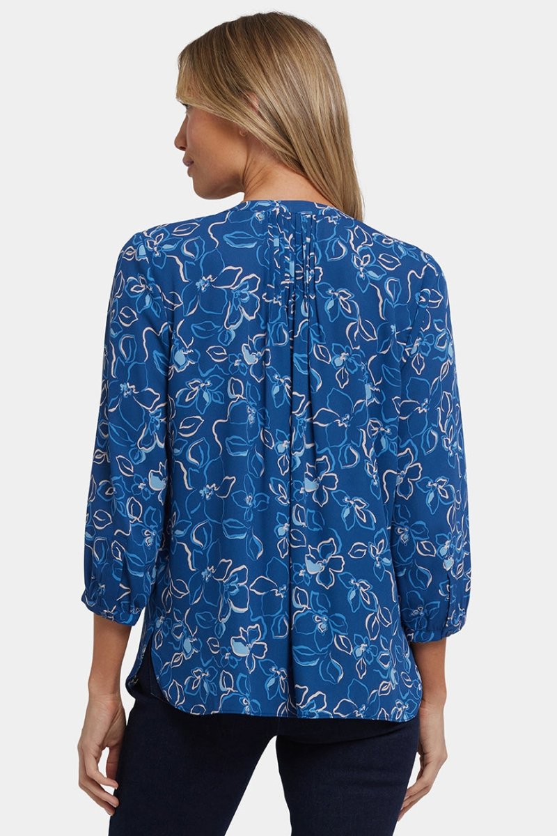 Pintuck Blouse | Fleur D'Yvette | Blouse | NYDJ