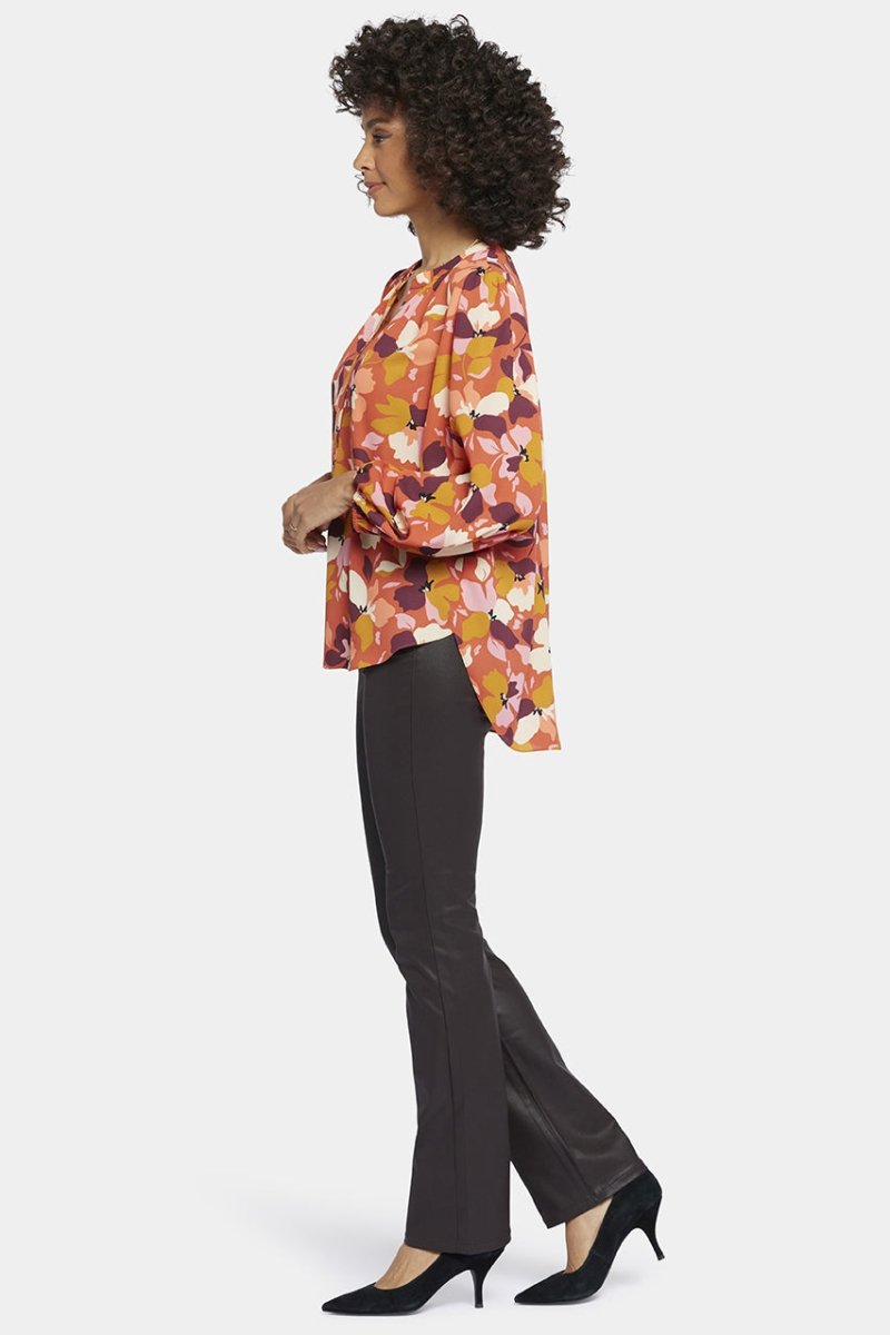 Puff Sleeve Blouse Flower Print | Gingervale | Blouse | NYDJ