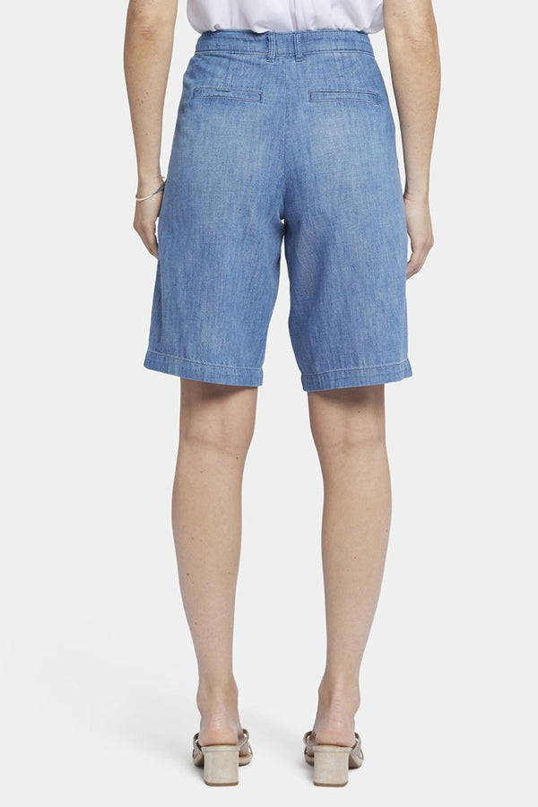 Relaxed Denim Bermuda Shorts With High Rise | Corfu | Shorts | NYDJ