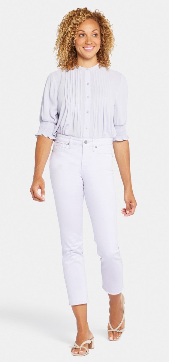 Sheri Slim Ankle Jeans Frayed Hems | Fairytale | Pants | NYDJ