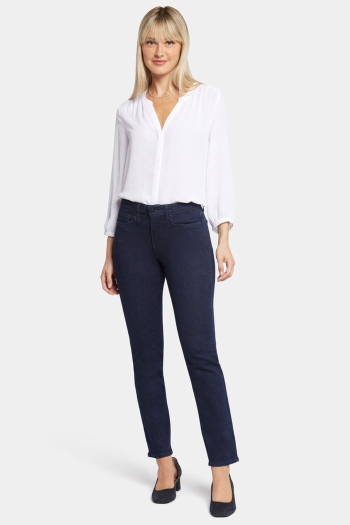 Sheri Slim Jeans Dark Blue Premium Denim | Rinse | Pants | NYDJ