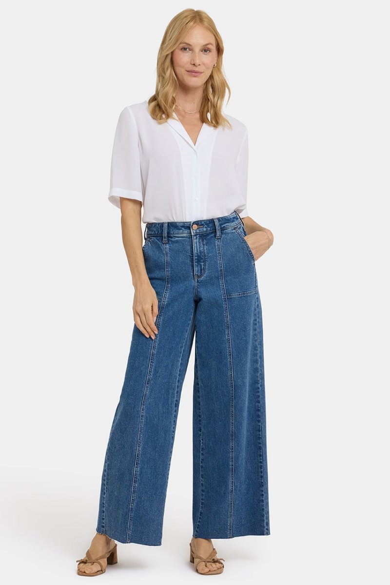 Simone Wide Leg Jeans With High Rise | Salton | Denim | NYDJ