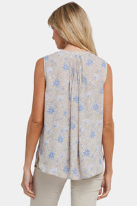 Sleeveless Pintuck Blouse | Antonia | Top | NYDJ