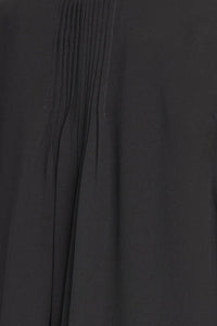 Sleeveless Pintuck Blouse | Black | Top | NYDJ