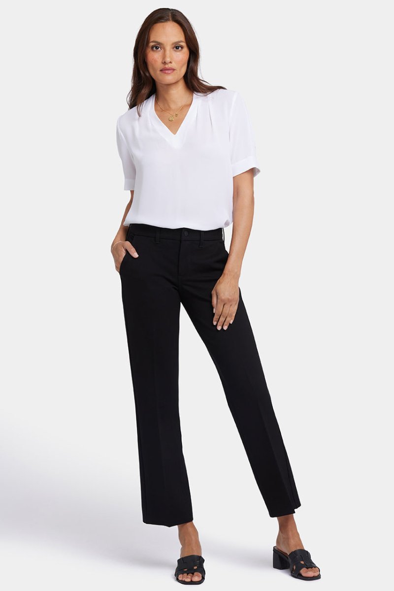 Straight Sculpt-Her™ Trouser | Black | Pants | NYDJ