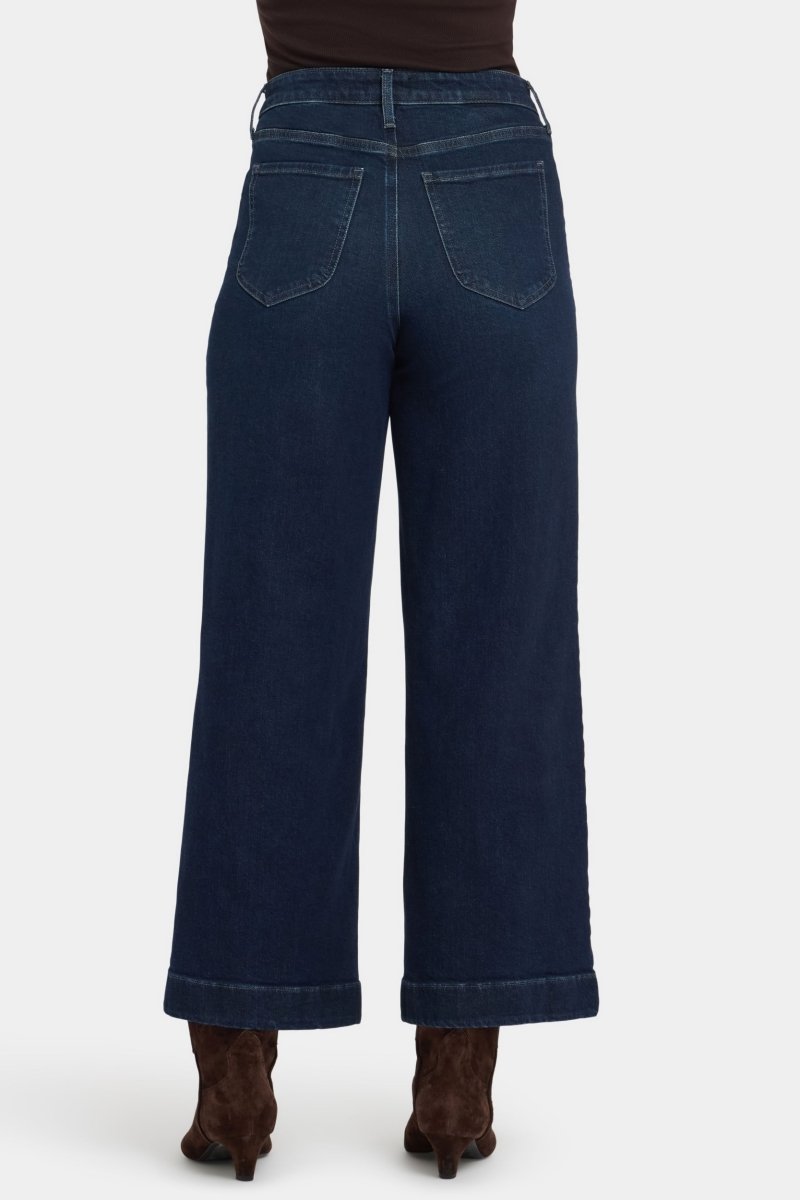 Teresa Wide Leg Ankle | Blacken Blue | Denim | NYDJ
