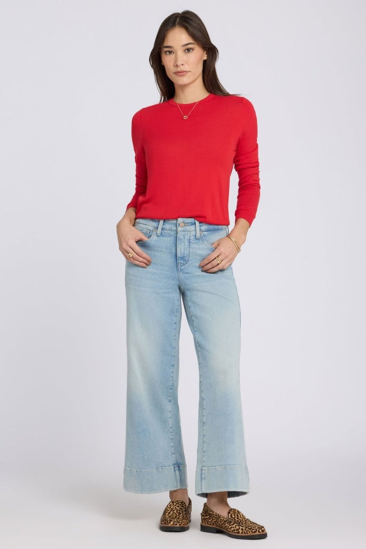 Teresa Wide Leg Ankle Jeans In Re-New Denim | Keys View | Denim | NYDJ