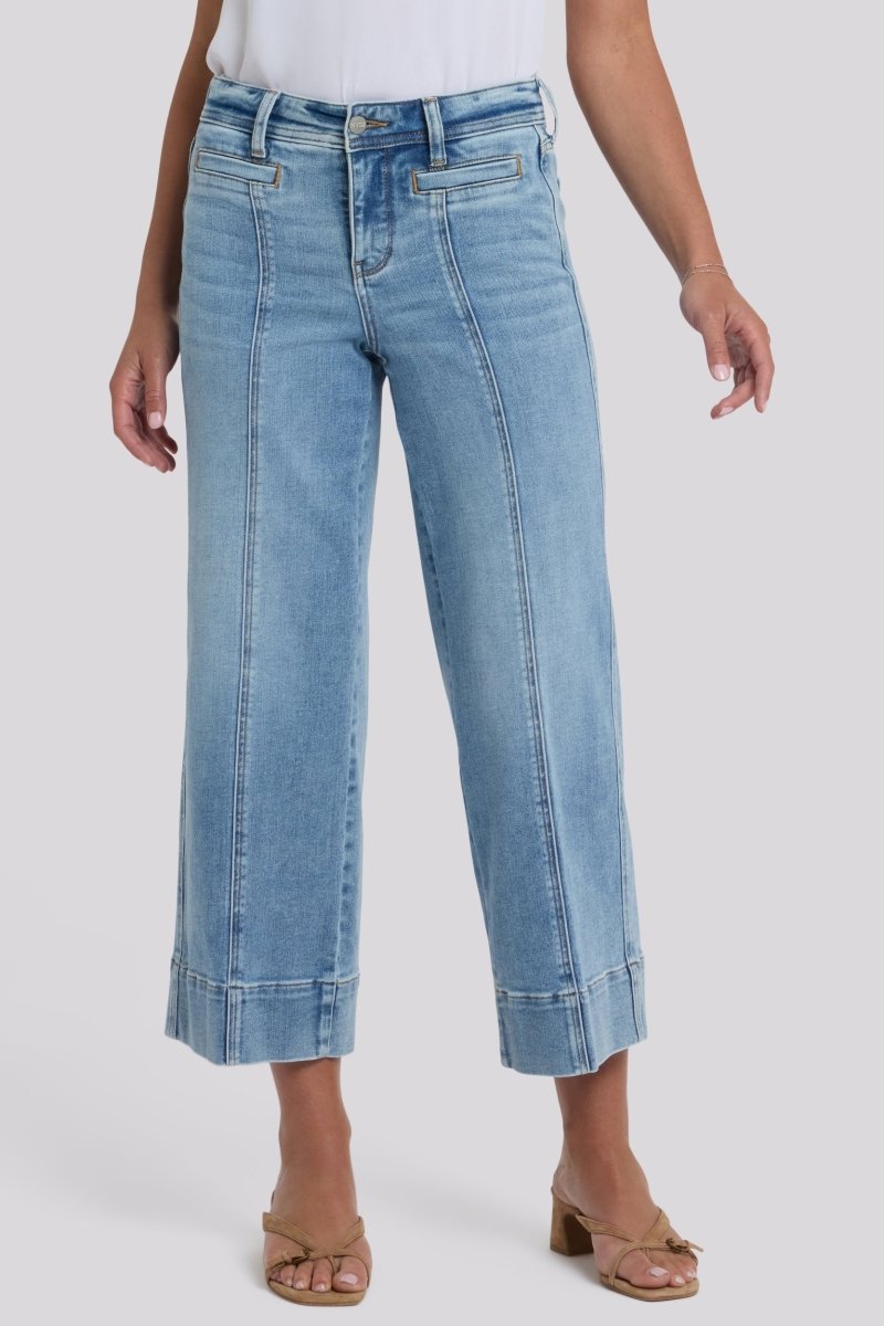Teresa Wide Leg Ankle Jeans | Mist Springs | Denim | NYDJ