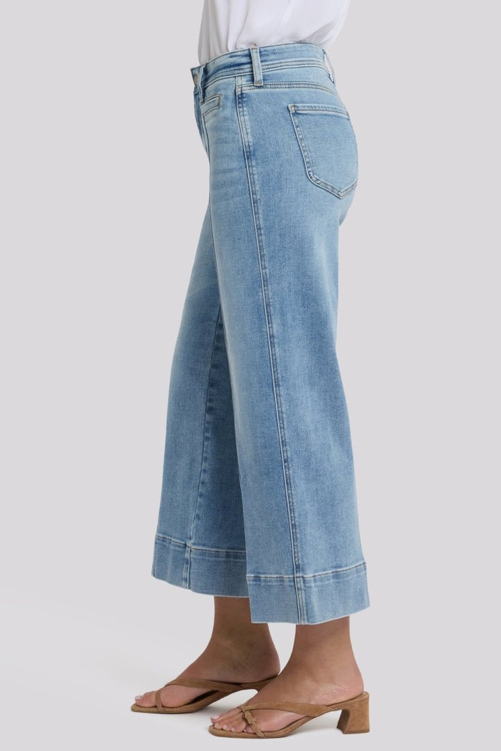 Teresa Wide Leg Ankle Jeans | Mist Springs | Denim | NYDJ