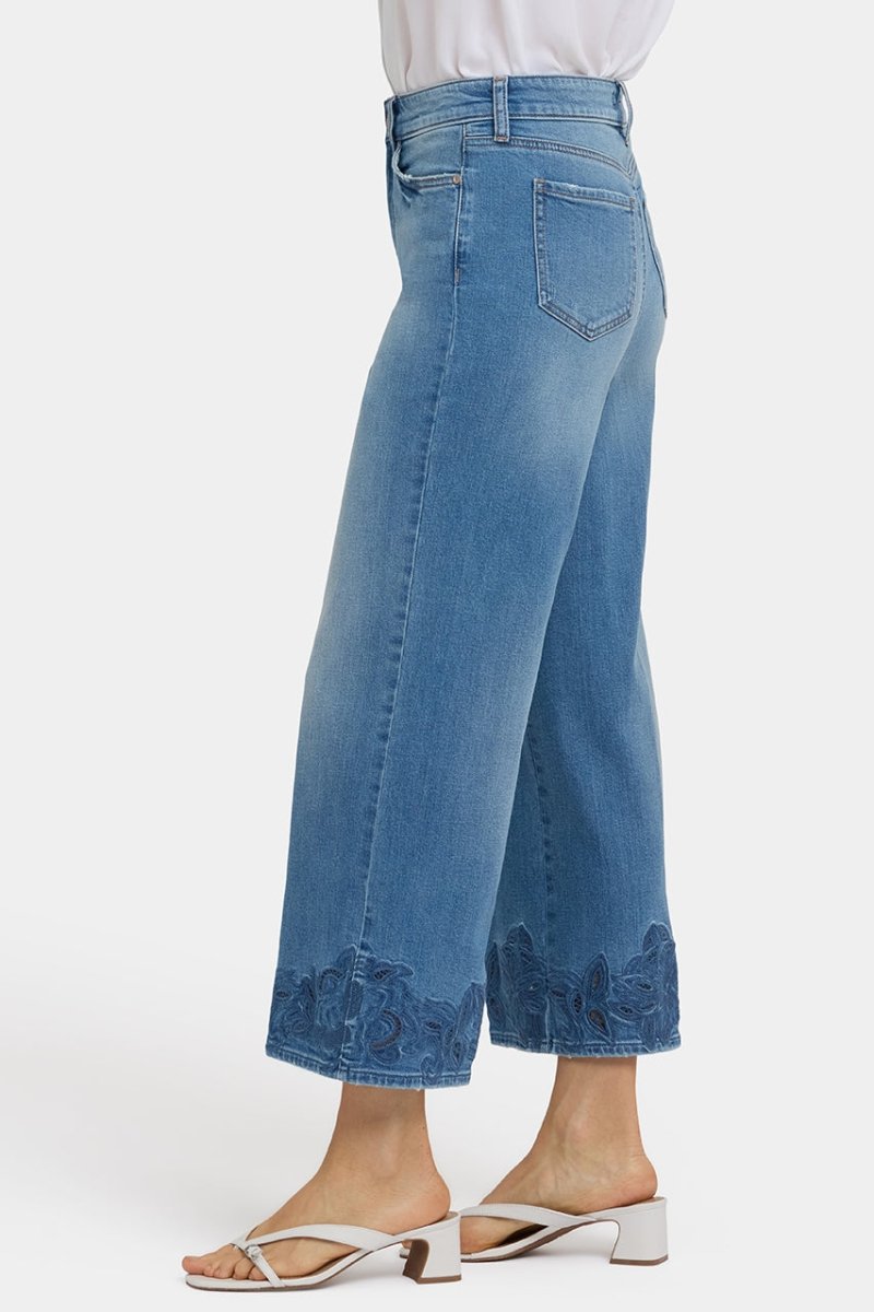 Teresa Wide Leg Ankle Jeans | Port Sea | Denim | NYDJ