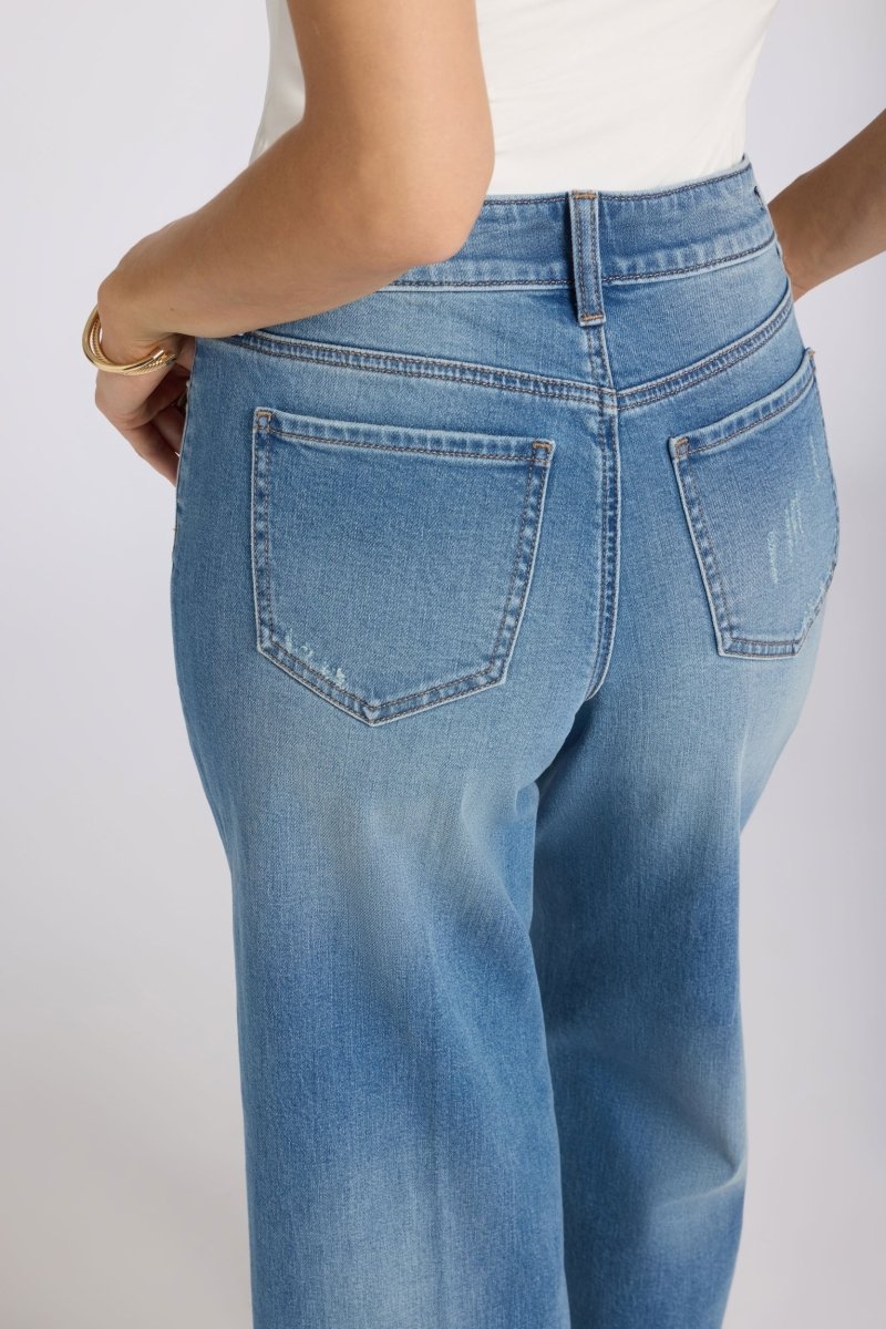 Teresa Wide Leg Ankle Jeans | Port Sea | Denim | NYDJ