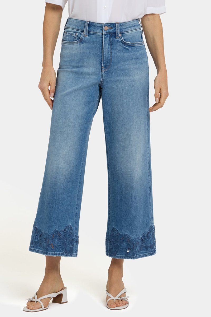 Teresa Wide Leg Ankle Jeans | Port Sea | Denim | NYDJ