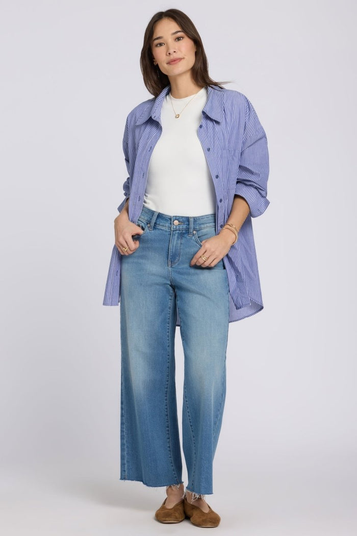 Teresa Wide Leg Ankle Jeans | Port Sea | Denim | NYDJ