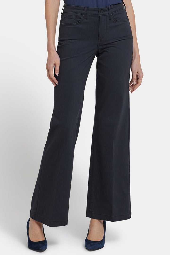 Teresa Wide Leg Jeans | Black | Denim | NYDJ