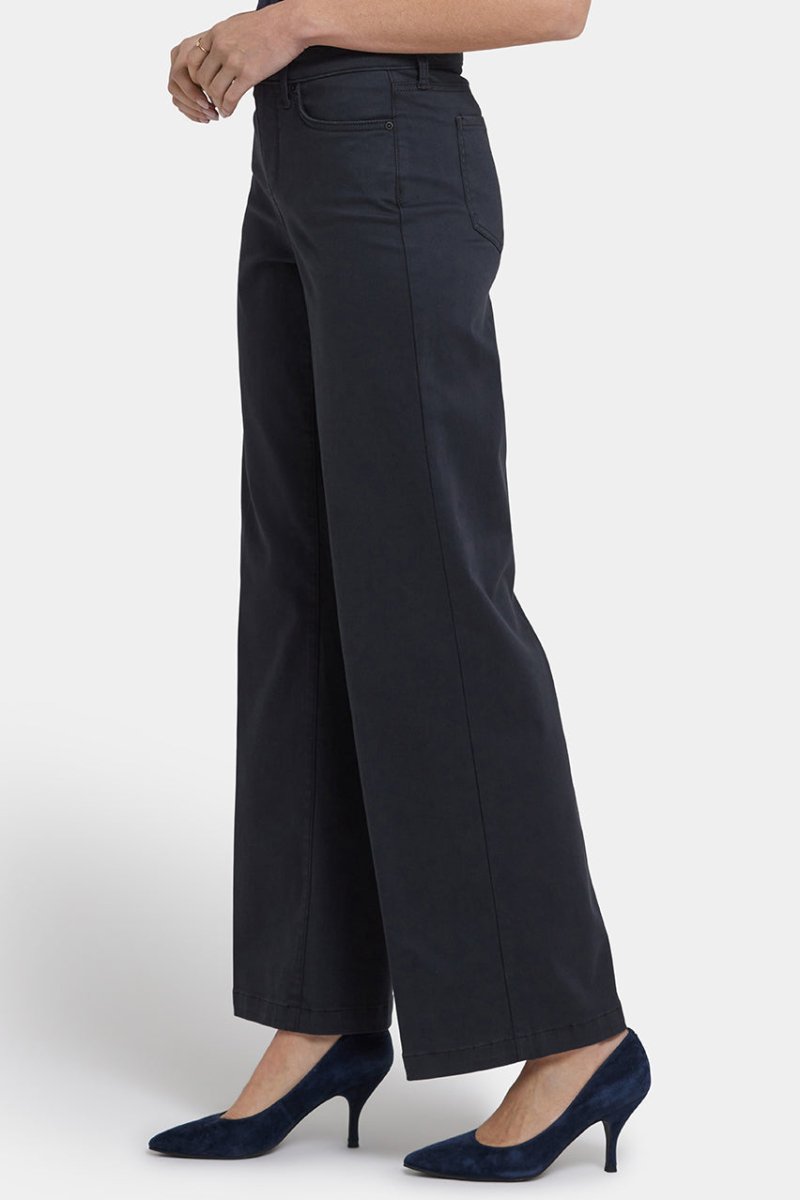 Teresa Wide Leg Jeans | Black | Denim | NYDJ
