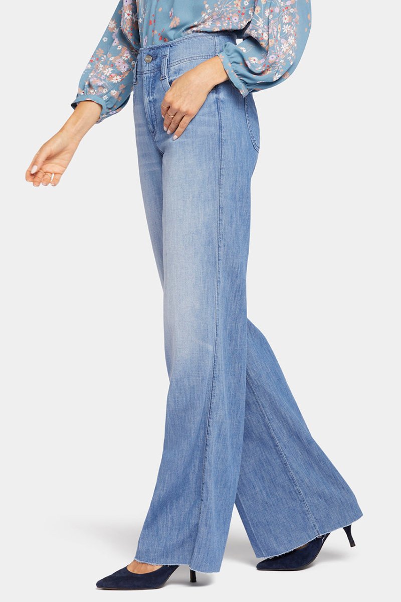 Teresa Wide Leg Jeans Medium Blue High Rise Premium Denim | Everly | Pants | NYDJ
