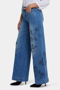 Teresa Wide Leg Jeans | Water Canyon | Denim | NYDJ