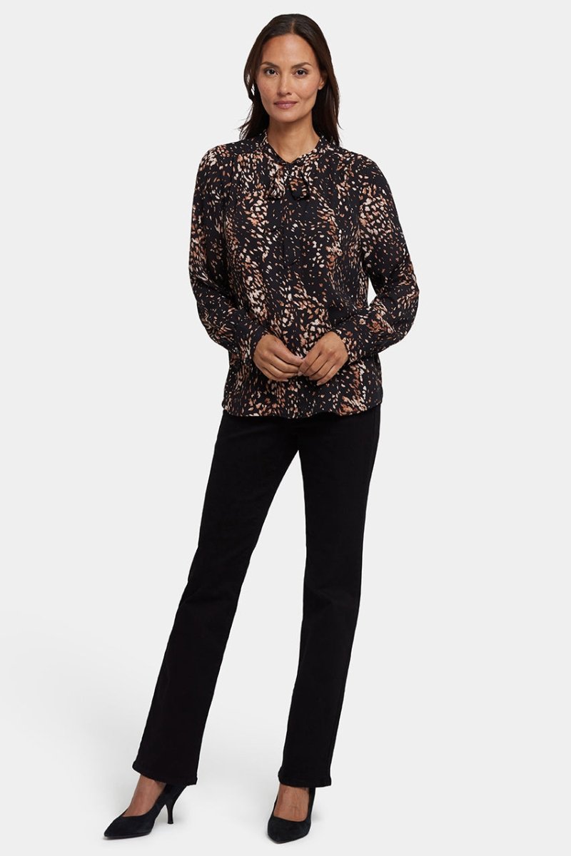 Tie-Neck Blouse | Le Montclair | Blouse | NYDJ