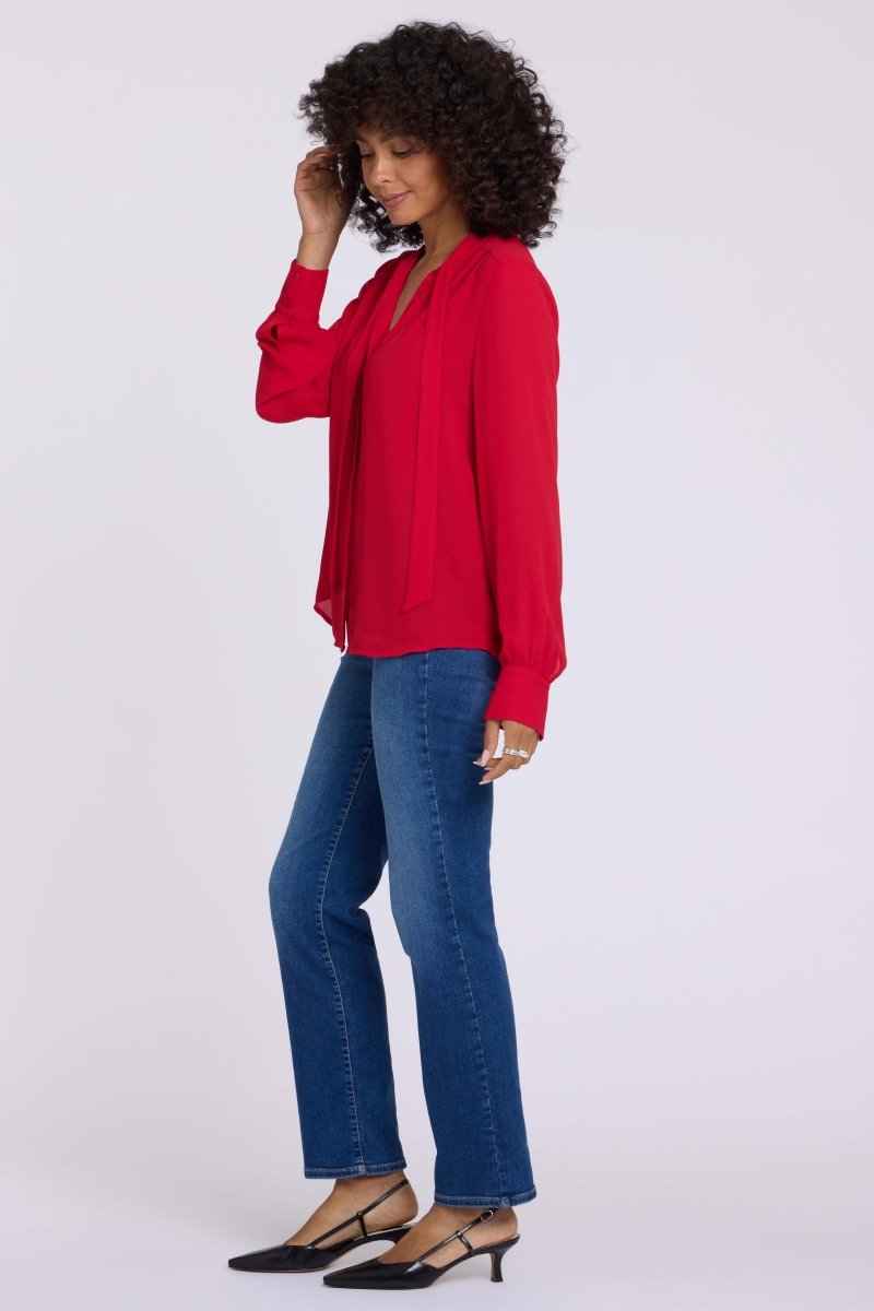 Tie-Neck Blouse | Passion - NYDJ