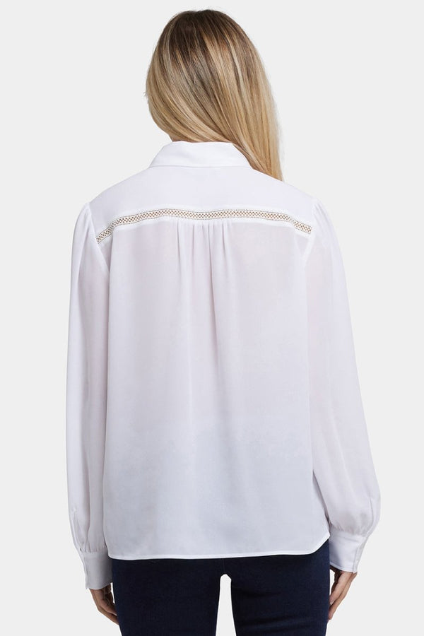Tiffany Blouse | Optic White | Blouse | NYDJ