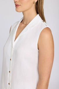 Victoria Blouse Optic White | Optic White | Blouse | NYDJ
