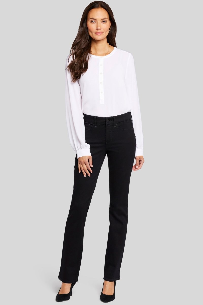 Waist-Match™ Marilyn Straight Jeans | Black | Pants | NYDJ
