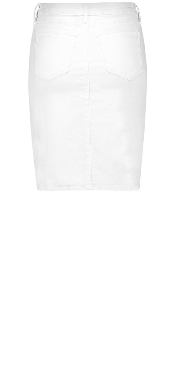 5 Pocket Skirt White Premium Denim | Optic White | Skirt | NYDJ