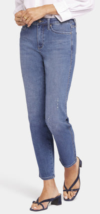 Stella Tapered Ankle Jeans Medium Blue Premium Denim | Adore | Pants | NYDJ