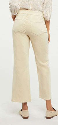 Relaxed Flare Jeans Beige Waist-Match™ Denim | Butter | Pants | NYDJ