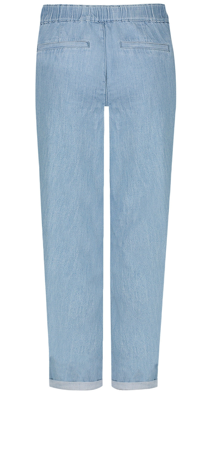 Drawstring Slim Jogger Ankle Light Blue Chambray | Light Stone | Denim | NYDJ