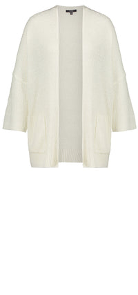 Drape Cardigan Vest White | Vanilla | Cardigan | NYDJ