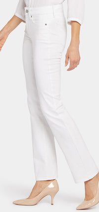 Marilyn Straight Jeans In Petite | Optic White | Pants | NYDJ