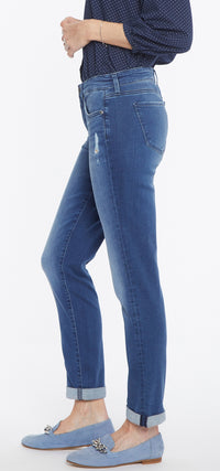 Margot Girlfriend Jeans Medium Blue Premium Denim | Heron | Denim | NYDJ