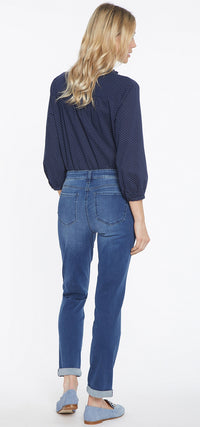 Margot Girlfriend Jeans Medium Blue Premium Denim | Heron | Denim | NYDJ